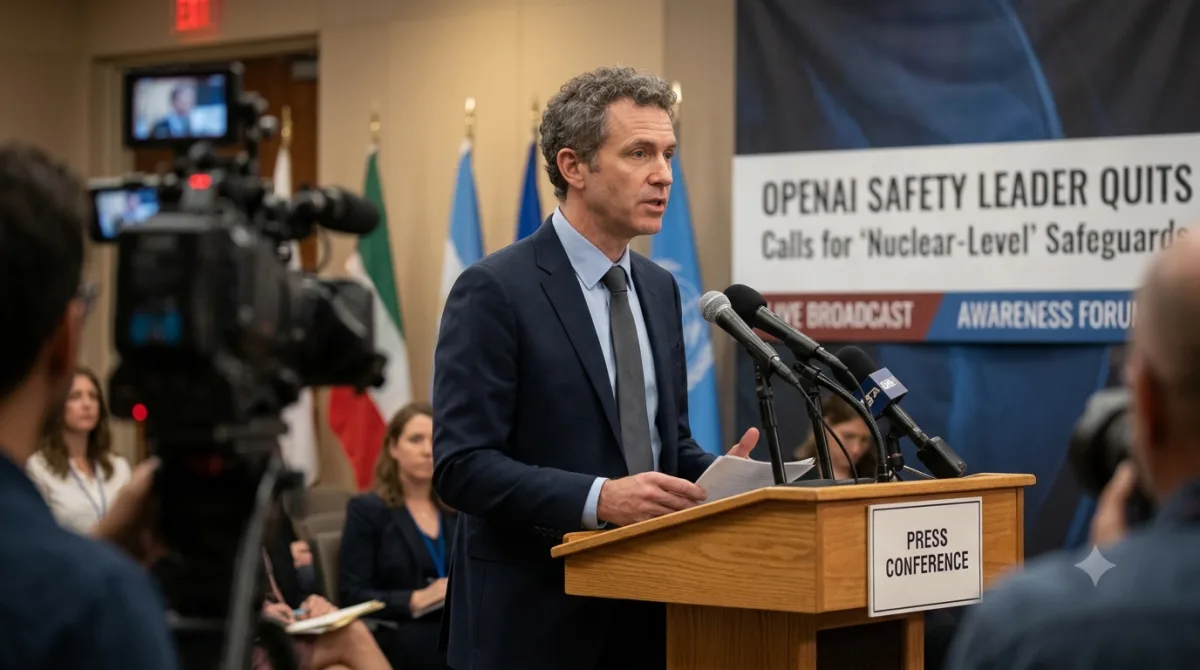 OpenAI Safety Leader David Robinson Quits, Calls for "Nuclear-Level" Safeguards