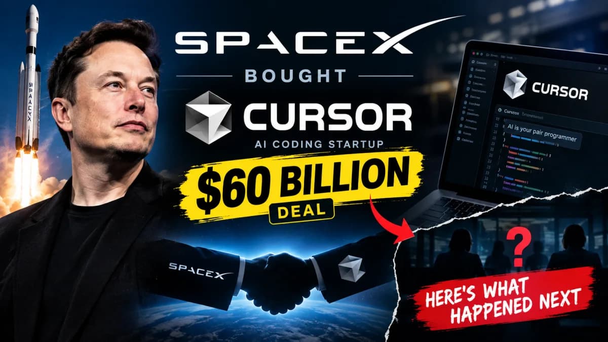 SpaceX Bought AI Coding Startup Cursor for $60 Billion. Here's What Happened Next