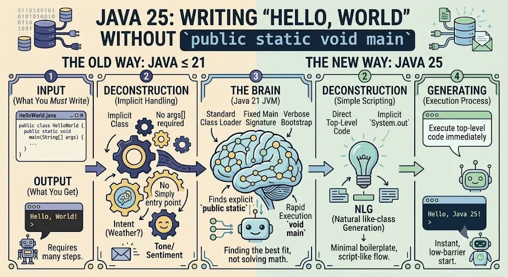 Java 25 Changes main(): No More Mandatory public static